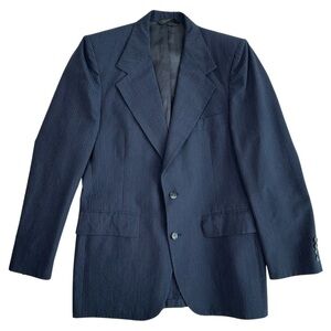 Nino Cerruti Men’s Rue Royal Wool Suit Jacket – Classic Tailoring - Navy - 41 R